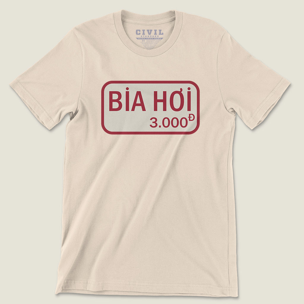 bia hoi beer vietnam vintage tshirt