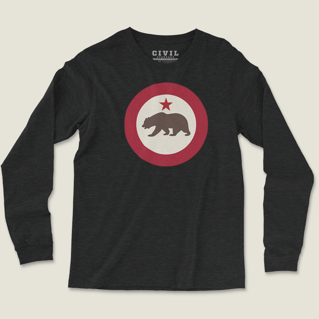California Flag Roundel Long Sleeve Tee
