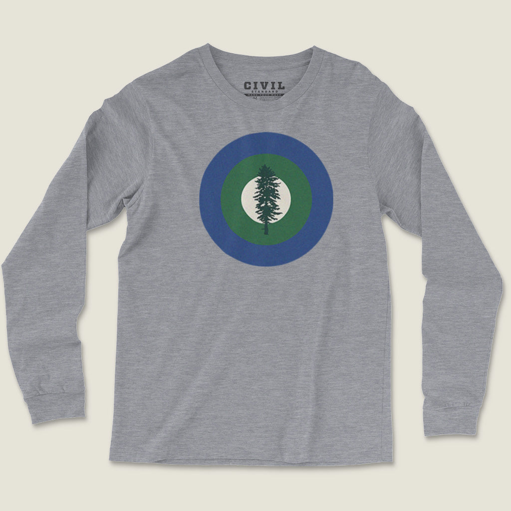 Cascadia Flag Roundel Long Sleeve Tee