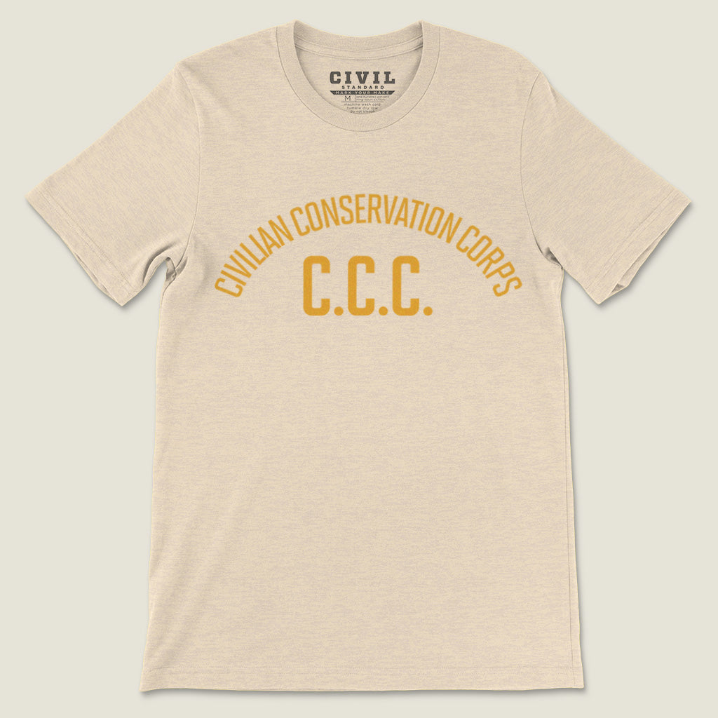 Civilian Conservation Corps Wordmark Tee