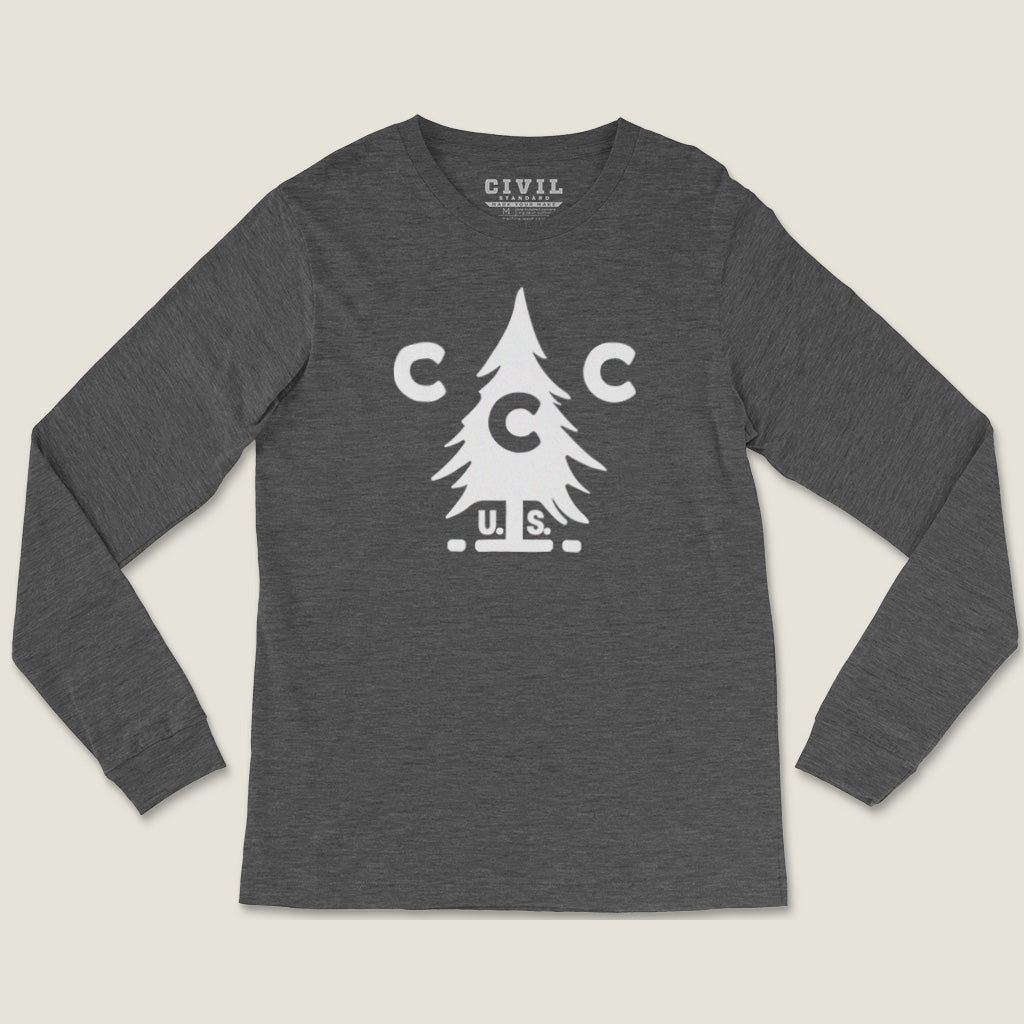Civilian Conservation Corps Stencil Long Sleeve Tee