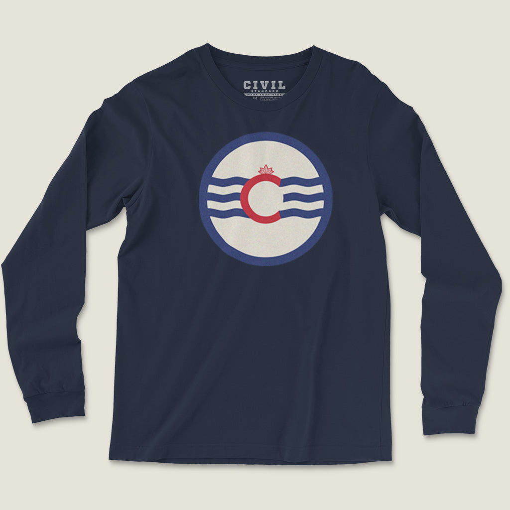 Cincinnati Flag Roundel Long Sleeve Tee