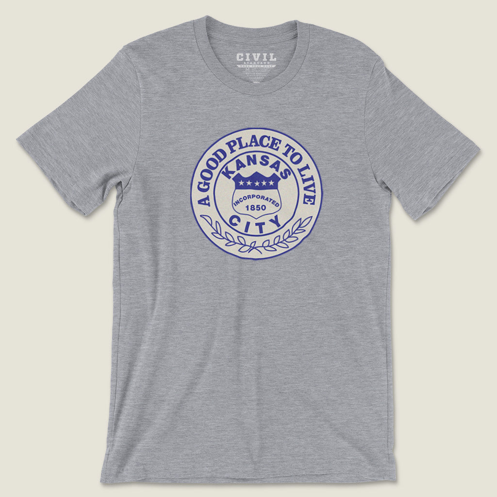 Kansas City MO 'Good Place to Live' Tee