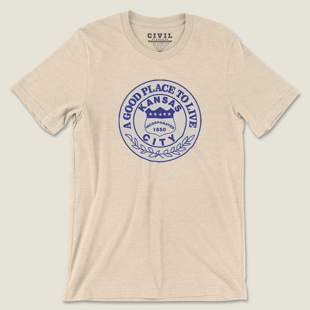 Kansas City MO 'Good Place to Live' Tee