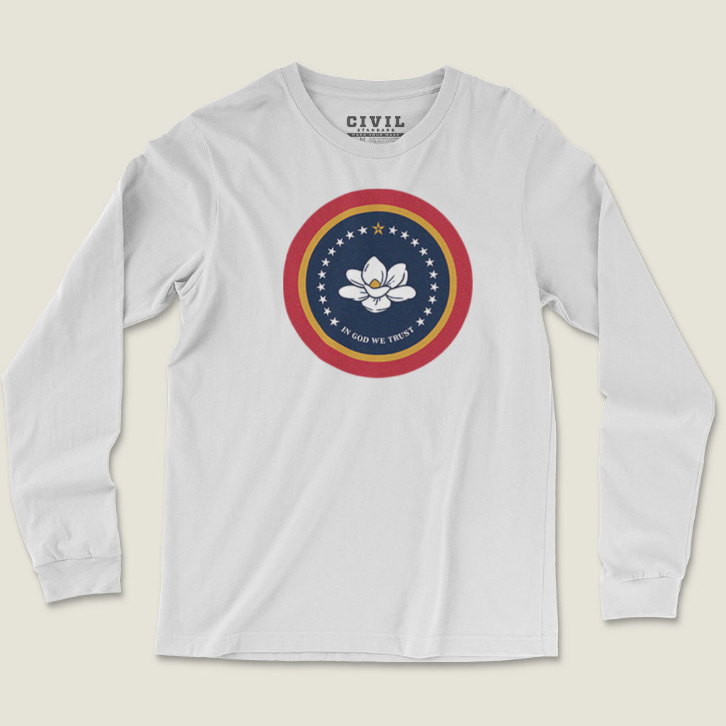 Mississippi Flag Roundel Long Sleeve Tee