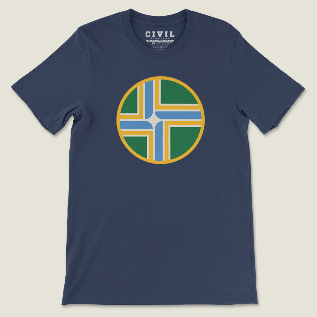 Portland Oregon Flag Roundel Tee