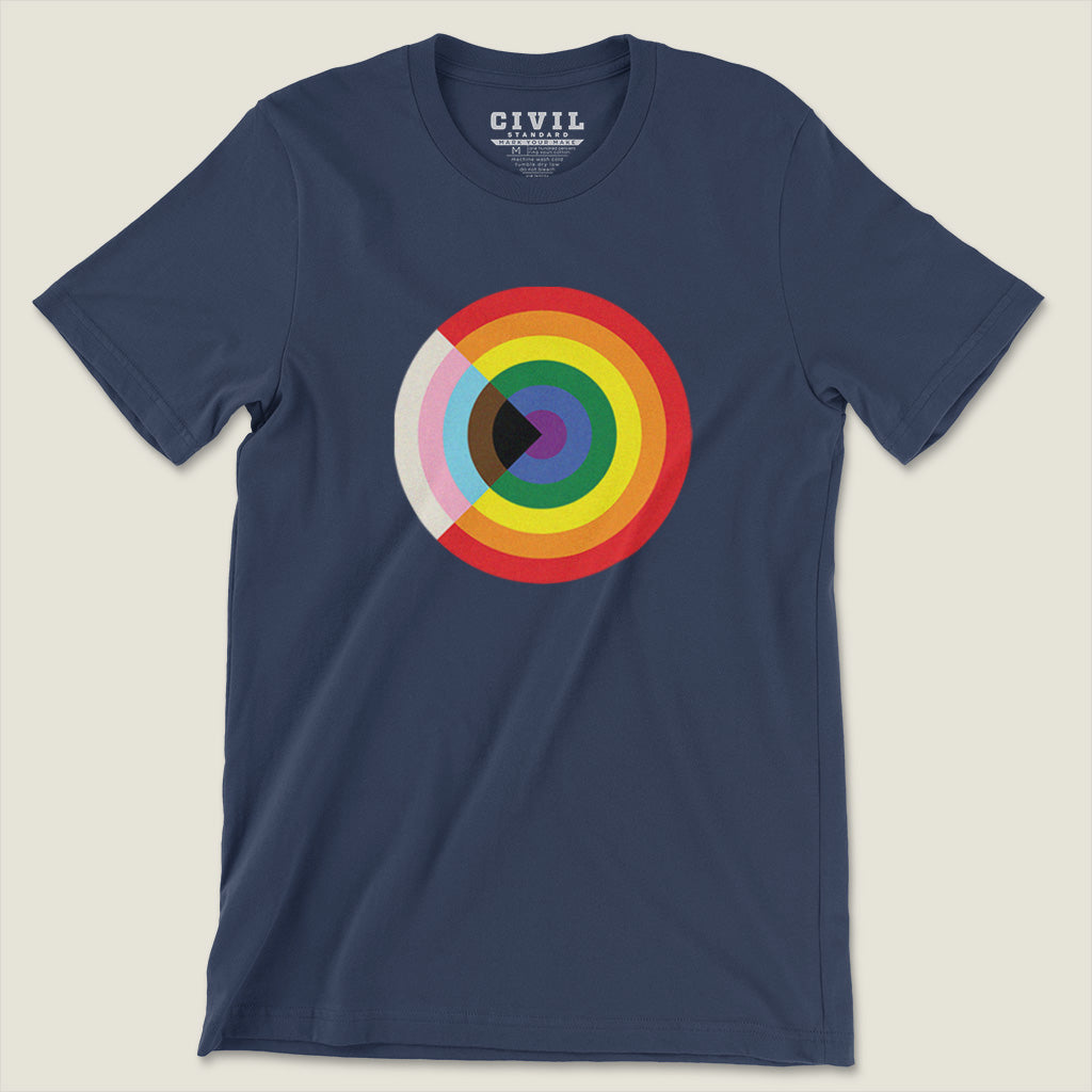 Progress Pride Flag Roundel Tee