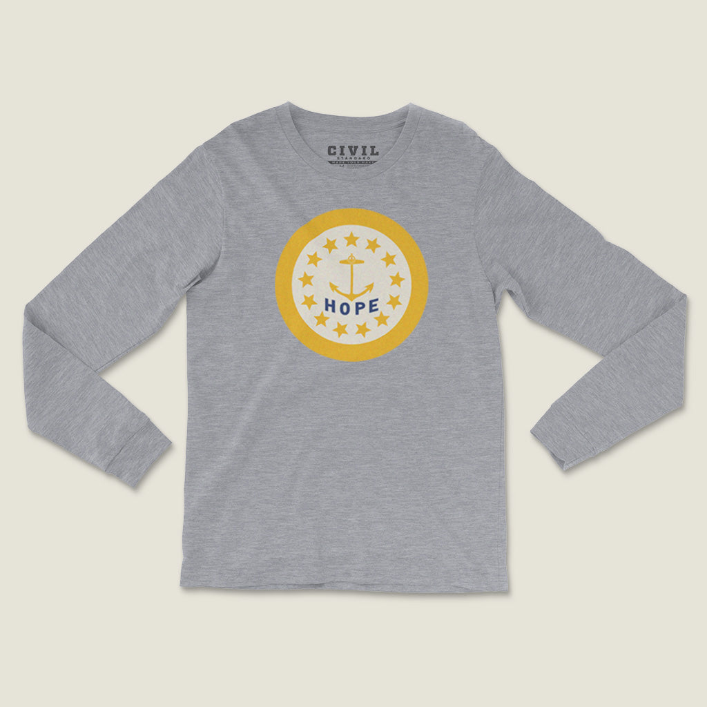 Rhode Island Flag Roundel Long Sleeve Tee