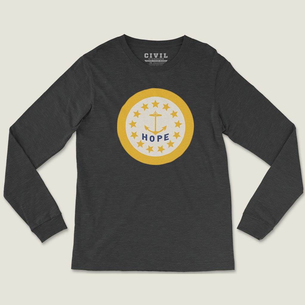 Rhode Island Flag Roundel Long Sleeve Tee