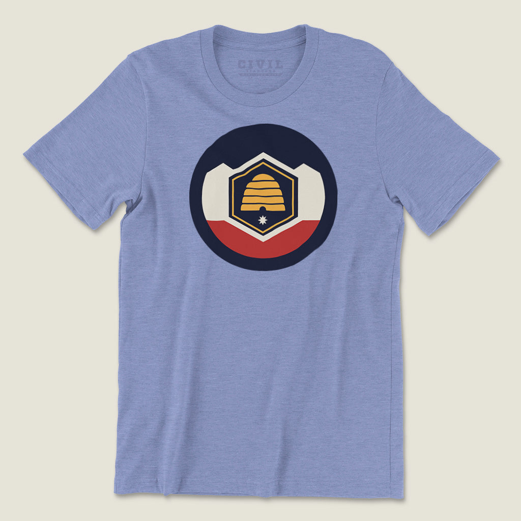 new utah flag t-shirt