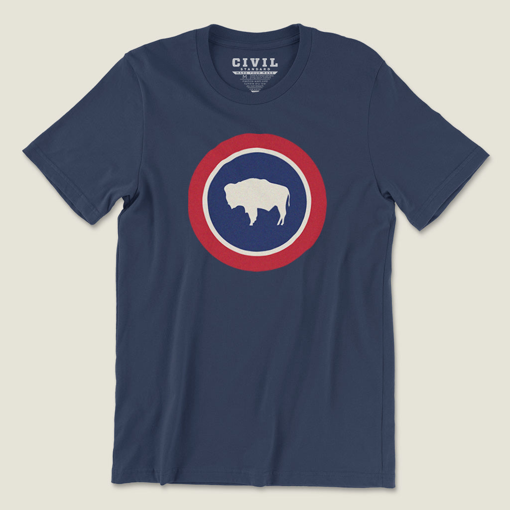 Wyoming Flag Roundel Tee